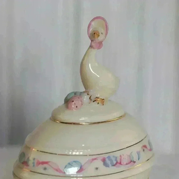 The Springtime Goose Easter Egg Lenox  2003 Limited Edition Porcelain - Picture 2 of 11